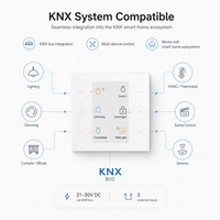 Panneau tactile mural KNX pour le contrôle de toute la maison, système domotique KNX, automatisation domestique, panneau tactile intelligent pour hôtel, villa