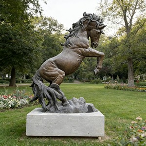 Grande Scultura Moderna in Metallo per Decorazione Giardino, Toro da Corrida in Ottone, Statua di Toro in Bronzo per Esterni - Product Image 2