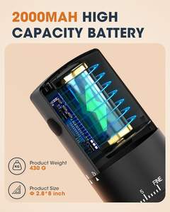 Petit moulin à café sans fil mini portable rechargeable par USB pour grains de café - Product Image 3