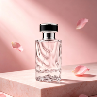 Botol Parfum Kaca Silinder Transparan Grosir 50ml dengan Tutup Semprot, Laris Manis Lintas Negara, Botol Parfum Kosong, Botol Bening