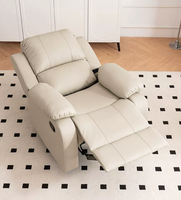 Fauteuil de cinéma moderne à quatre fonctions inclinables, avec accoudoirs en diamant, appuie-tête réglable, pour villa, home cinéma, fauteuil inclinable électrique, sièges de cinéma