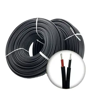 Red Solar Cable 10mm 16mm 25mm 35mm 2x10mm2 Electrical Solar Power Cable XLPO Electric Wire Cable Panel