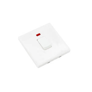 Interruptor de Pared Blanco Estándar Británico <span class=keywords><strong>SIASE</strong></span> de 20A para Calentador de Agua - Product Image 1