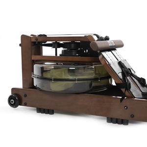 Equipo de gimnasio comercial Máquina de remo de resistencia al agua de madera plegable para entusiastas del fitness Nuevo ergómetro - Product Image 1