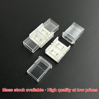Connecteur LED SMD COB en cristal étanche sans soudure 8mm 10mm 2 broches 2Pin Connecteur d'angle pour bande LED