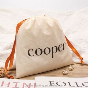 Pochette Écologique Recyclable 2025 avec Logo Personnalisé en Toile de Coton pour Vêtements, Sacs à Main et Cadeaux - Product Image 4
