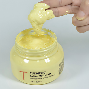 Mascarilla Facial de Arcilla con Cúrcuma y Vitamina C para Reducir Poros, Aclarar la Piel Opaca, Eliminar Puntos Negros, Acné y Manchas Oscuras - Product Image 2