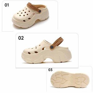 Nouvelles <span class=keywords><strong>mules</strong></span> et sabots compensés à talons hauts pour femmes, confortables avec semelle intérieure en EVA, légers et antidérapants, à bout fermé, pour l'été - Product Image 2