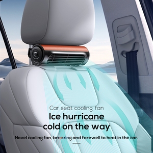 Ventilador de Refrigeración Portátil para Asiento Trasero de Coche Pluska CF02 Tipo-C, 3 Velocidades, Conexión USB, Ventilador para Reposacabezas Trasero de Coche - Product Image 2