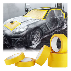 Sản Xuất Không Thấm Nước Sửa Chữa Cơ Thể Ô Tô Phun Washi Masking Giấy Băng Dính Cho Xe Sơn - Product Image 1