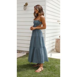 Vestido de Tirantes con Espalda Descubierta, Estilo Minimalista, Color de Tela Personalizado - Product Image 2