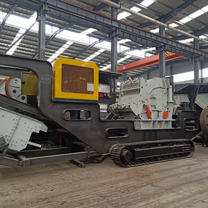 Máy Nghiền Tác Động Di Động Máy Nghiền Đá Vôi Theo Dõi Thực Vật Có Bánh Xe Màn Hình Rung Máy Nghiền Di Động - Product Image 4