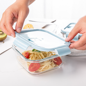 Recipiente de Vidrio <span class=keywords><strong>para</strong></span> Alimentos al por Mayor, Recipiente Hermético <span class=keywords><strong>para</strong></span> Refrigerador y Microondas, Recipiente <span class=keywords><strong>para</strong></span> Mantener la Frescura con Bolsa - Product Image 2