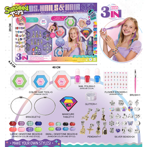DIY SUNSEED <span class=keywords><strong>Bracelet</strong></span> de perles à lettres fantaisie science-fiction, emballage en boîte vitrine, jouet de fabrication de bijoux en plastique pour enfants de 4 à 12 <span class=keywords><strong>ans</strong></span>, émotionnel - Product Image 1