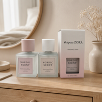 Diffuseur d'arômes électrique Nordic Scent de 200 ml, diffuseur de parfum portable en verre, machine à parfum d'ambiance alimentée par USB avec boîte