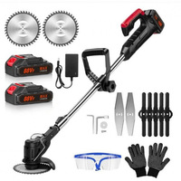 Tondeuse à gazon domestique alimentée par batterie au Lithium 24V Petite tondeuse à gazon électrique Portable Rechargeable Machine d'élagage de jardin DIY