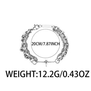 Braccialetti con ciondoli a farfalla da <span class=keywords><strong>uomo</strong></span> alla moda design unici Instagram stile Hip-hop High-end sentire <span class=keywords><strong>accessori</strong></span> Unisex in lega di gioielli - Product Image 4