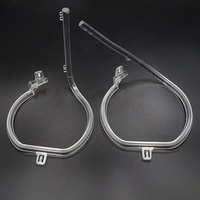 Cincin Pemandu Lampu Depan untuk BMW Seri 3 F34 Model 2016 - 2020 Lampu Siang Hari Angel Eye Tabung Menguning Suku Cadang Lampu Mobil