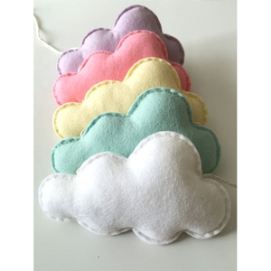 Decoración multifuncional de nubes de fieltro para bebé - Product Image 4