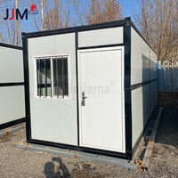 Maison modulaire préfabriquée pliable JJM de 20 pieds en acier galvanisé avec panneaux sandwich EPS pour usage hôtelier
