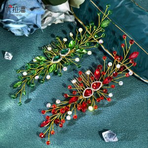 Bandeau en alliage avec strass LY-HP0085, accessoire de cheveux de <span class=keywords><strong>mariée</strong></span> luxueux et scintillant, cristal, coiffures de mariage, <span class=keywords><strong>mariée</strong></span> - Product Image 2