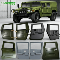 Ensemble de portes Dongfeng Mengshi Humvee pour véhicule tout-terrain, ensemble complet de portes, quatre portes avec charnières et cylindre de serrure
