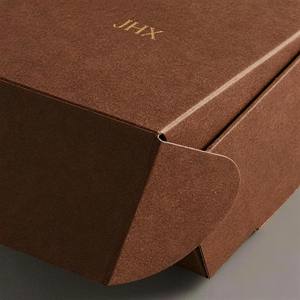 Custom Corrugated Board Folder <b>Box</b> with Varnishing for Business Shopping Promotion <b>Display</b> Packaging - Product Image 3