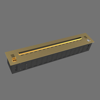 Insert de cheminée électrique 3D à vapeur d'eau en acier 1420 mm avec télécommande, couleur/vitesse de flamme réglables, pour usage intérieur