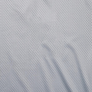 Maillot de baseball Healy personnalisé gris en maille, col en V, manches courtes, unisexe adulte, respirant, haut de sport avec logo imprimé sur le devant - Product Image 4