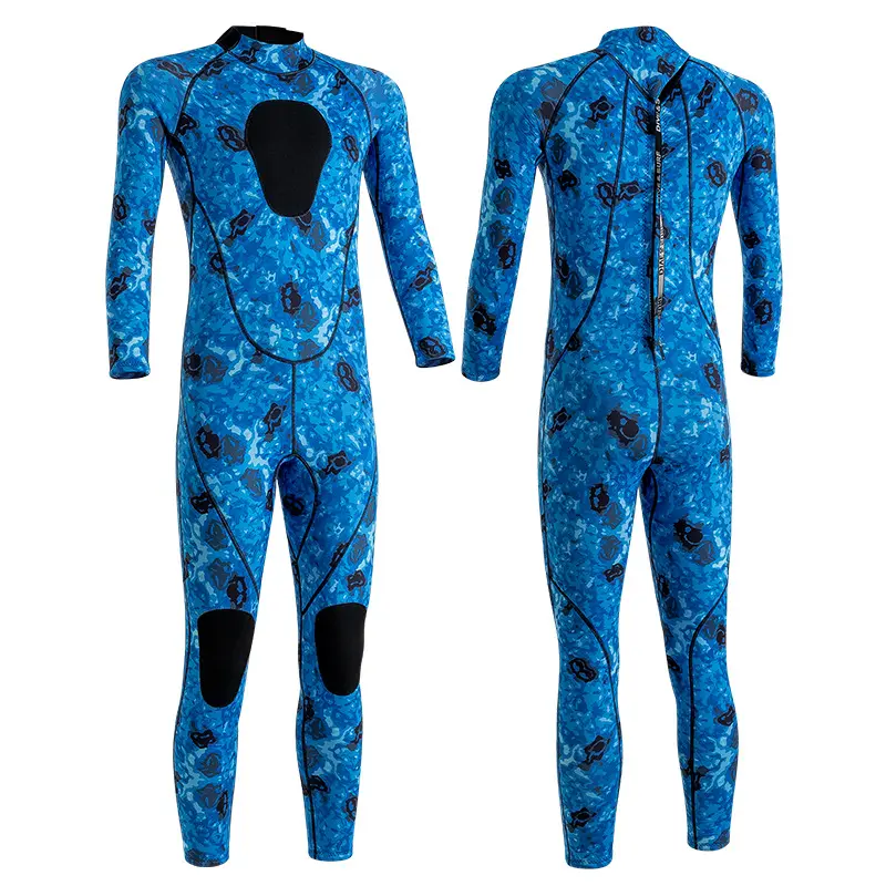 Customized Winter Thermal Full Body 4XL Plus Size Surfing Spearfishing 3mm Neoprene Wetsuit Camo No Brand Diving Suit for Men