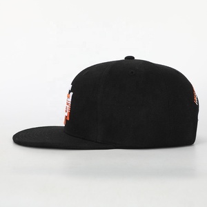 Bán Sỉ 6 Tấm Mũ Lưỡi Trai Vành Phẳng Cho Nam Chất Lượng Cao Theo Yêu Cầu Mũ Lưỡi Trai Hip Hop Acrylic Màu Đen Thêu Logo 3D - Product Image 3