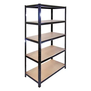 180cm x 90cm x 45cm 5 Tier 875KG Capacity Boltless Garage Shed Warehouse Storage Shelving Unit Warehouse Metal Rack