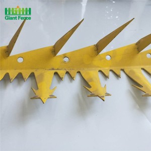 Fabricante de alta seguridad de Metal recubierto de polvo Anti escalar la pared cerca picos - Product Image 5