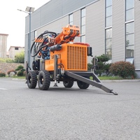 Foreuse de puits portable à roues SM200 à couple élevé, alimentée au diesel, hydraulique, pour une profondeur de forage de 200 m, pour usage agricole