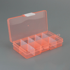 <span class=keywords><strong>Amazon</strong></span> hot-10 compartimentos de rejilla, organizador de plástico transparente, estuche de cuentas de joyas, contenedor, <span class=keywords><strong>caja</strong></span> de almacenamiento para joyas, pastillas - Product Image 3