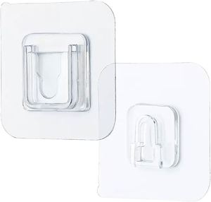 Multifunction Adhesive Novelty Wall Hooks Heavy Duty Nail Free Sticky Hook Hanger Eco-Friendly Kitchen Bathroom Organizer - Product Image 1