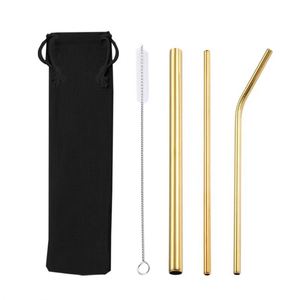 Pailles à boire réutilisables en acier inoxydable 304, ensemble de pailles en métal personnalisées avec brosse - Product Image 6