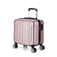 Valise à roulettes moderne légère sur mesure, fabrication professionnelle chinoise, ensemble de bagages ABS 4 roulettes pivotantes