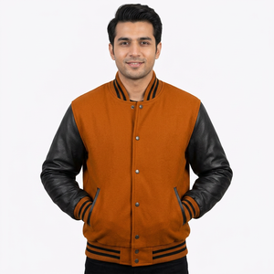 Veste de baseball pour homme la plus vendue, conçue pour la vie universitaire, en molleton doux. - Product Image 1