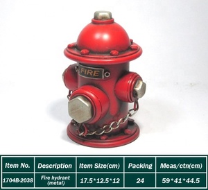 Figuritas de Hydrant para niños, modelo Retro Vintage de buzón de correo personalizado, juguete para niños, decoración de fuego antiguo, novedad de 2023 - Product Image 5