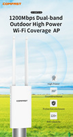 Routeur Wi-Fi Comfast CF-EW72 V2 à double bande 1200 Mbps avec chipset PA, point d'accès extérieur, prix usine