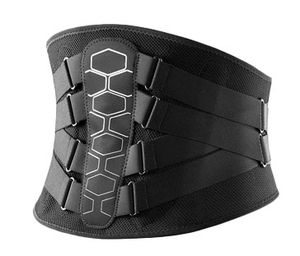 Biểu Tượng Tùy Chỉnh Màu Đen Màu Grey Phòng Tập Thể Dục Thể Thao Eo Hỗ Trợ Vành Đai Mạnh Mẽ Đôi Tráng Kéo Ban Nhạc Đàn Hồi Có Thể Điều Chỉnh Dây Đeo Bảo Vệ Linh Hoạt - Product Image 5