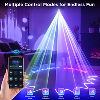 Machine à laser d'animation 3D avec application, motifs dessinés à la main, RGB DMX, idéale pour les mariages, les fêtes, l'éclairage laser de scène DJ