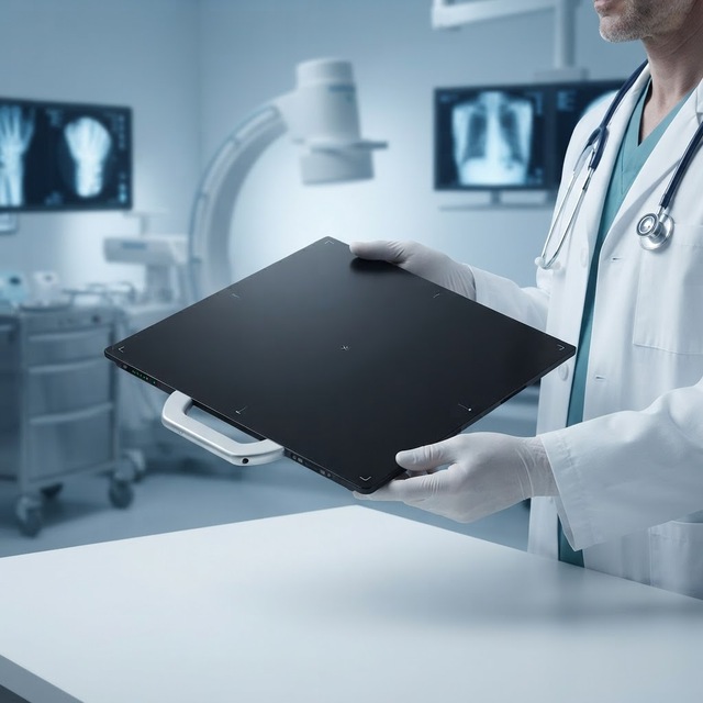 Cost-Effective Electric Medical Digital Radiography 17x17 Inch Wireless Flat Panel Detector 3072x3072 Pixel Array MSL MSLCV51 CE