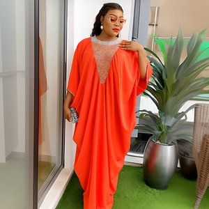 H &amp; D African Clothes Plus Size Women <strong>Dress</strong> 2024 <strong>Traditional</strong> <strong>Nigeria</strong> Print Caftan Abaya Muslim Robe Femme Long African <strong>Dress</strong> - Product Image 3