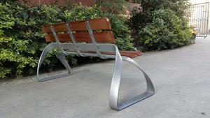 Chaise <span class=keywords><strong>de</strong></span> parc <span class=keywords><strong>de</strong></span> meubles <span class=keywords><strong>de</strong></span> <span class=keywords><strong>banc</strong></span> <span class=keywords><strong>de</strong></span> <span class=keywords><strong>jardin</strong></span> <span class=keywords><strong>de</strong></span> cadre en <span class=keywords><strong>aluminium</strong></span> extérieur moderne avec des bancs <span class=keywords><strong>de</strong></span> patio d'accoudoir - Product Image 3