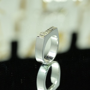 Stainless Steel 3D Name Custom <strong>Ring</strong> Letters <strong>Initial</strong> Personalized <strong>Rings</strong> Unisex Hip-Hop Punk Finger <strong>Ring</strong> - Product Image 3