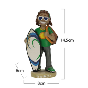 Venta caliente Buena calidad de pintura Hawaii estilo tropical personalizado WWE <span class=keywords><strong>Hulk</strong></span> figuras tablas de surf muñecas - Product Image 2