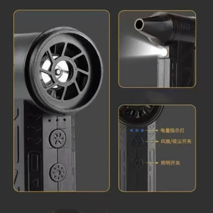130000 Rpm Multifunction Compressed air duster Cordless Mini air Blower Handheld Mini <b>Fan</b> With Light - Product Image 6
