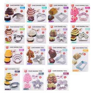 Molde <span class=keywords><strong>de</strong></span> Acero Inoxidable en Forma <span class=keywords><strong>de</strong></span> Corazón para <span class=keywords><strong>Pastel</strong></span> <span class=keywords><strong>de</strong></span> Mousse <span class=keywords><strong>de</strong></span> 4, 6 y 8 Pulgadas, Utensilios para Hornear y Decorar Pasteles - Product Image 2